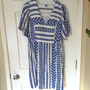 Boho Geometric Dress Old Navy